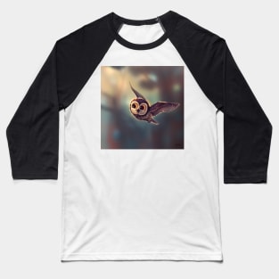 Flying Owl Baseball T-Shirt